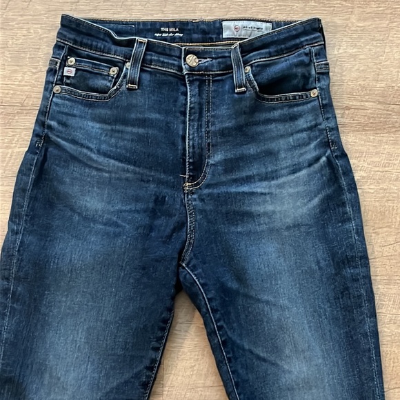 Adriano Goldschmied AG Denim Mila Super High Rise Skinny Ankle Jeans Size 28 - Picture 4 of 9